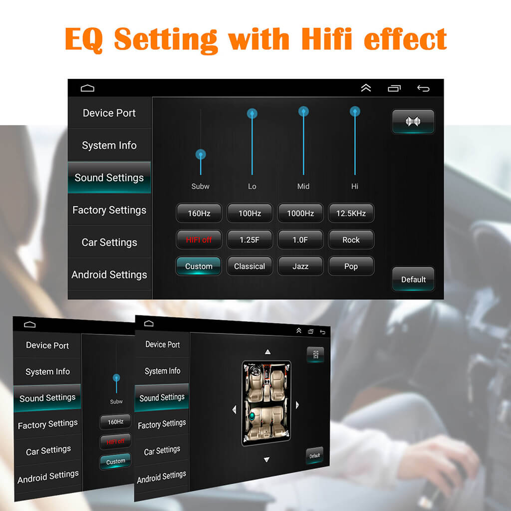 EQ setting with hifi effect