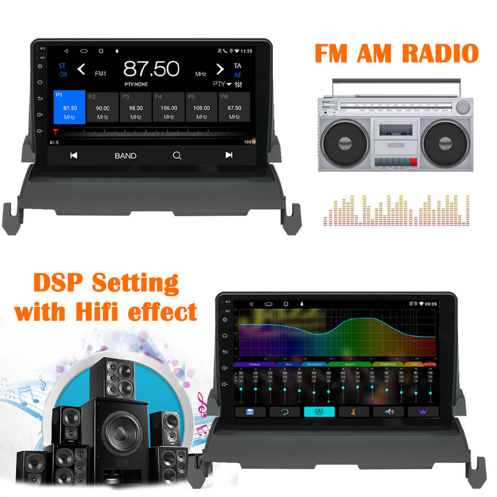 2007-2009 Dodge Caliber FM/AM & HIFI DSP