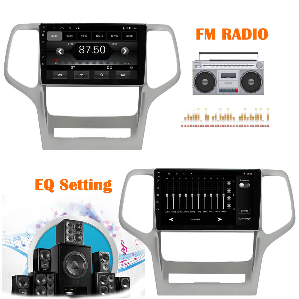 2008-20013 Jeep Grand Cherokee FM+EQ