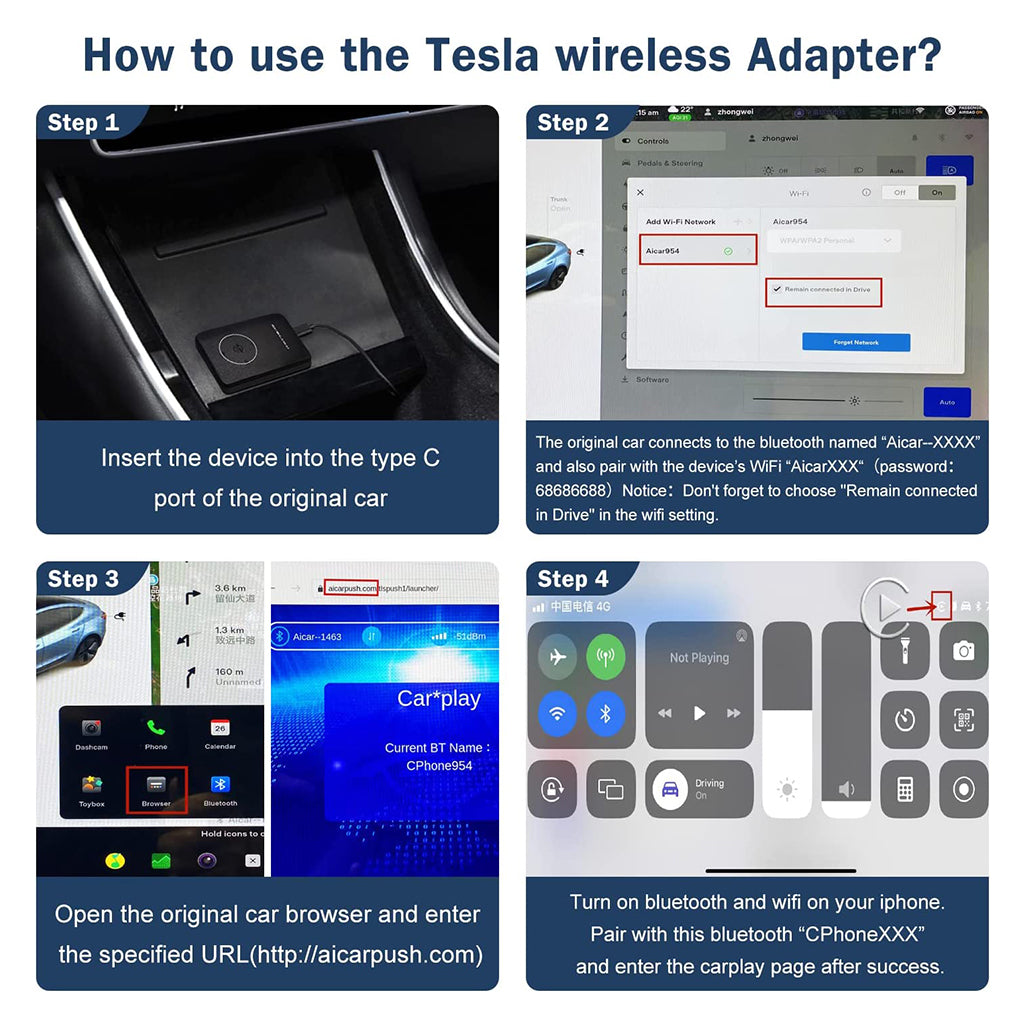 tesla carplay box