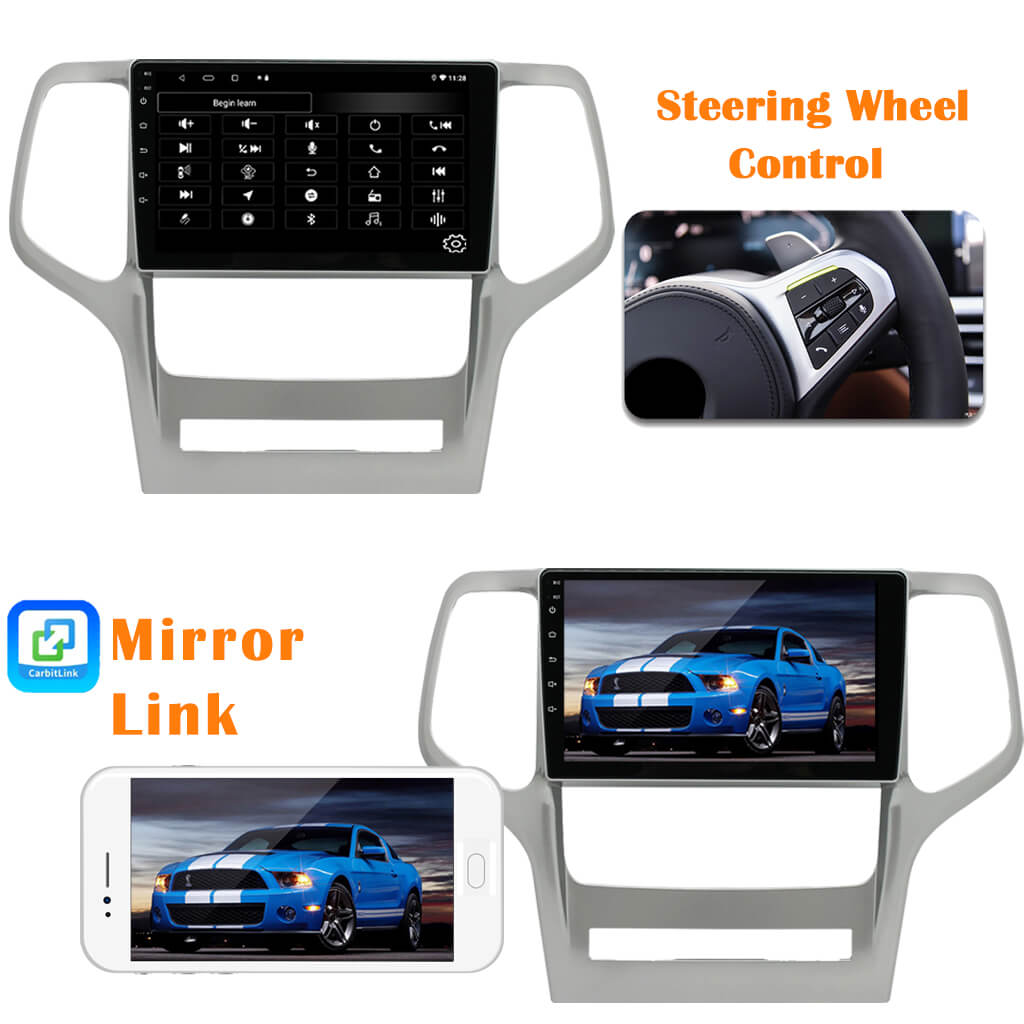 Jeep Grand Cherokee  2008-2013 mirrorlink +sw control