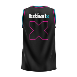 pink and black basketball jersey