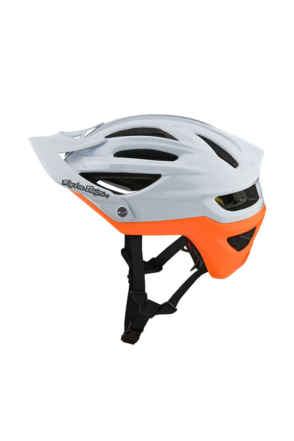 Troy Lee Designs Adult | Trail | All Mountain | Mountain Bike A1 MIPS  Classic Helmet - (Black/White, X-Large/2X-Large)