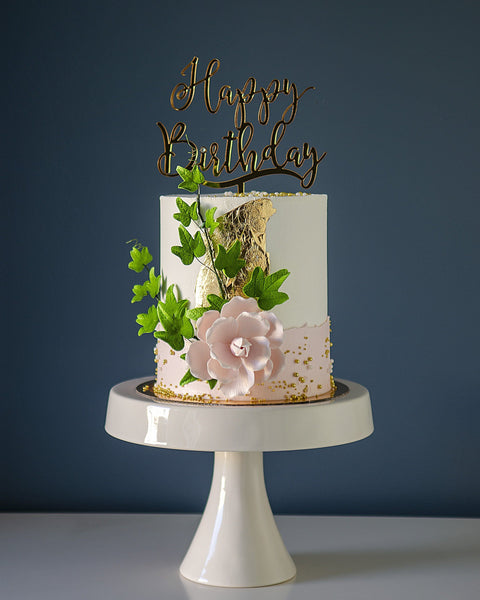 Happy Birthday Wishes With Cake And Flowers (J-440-1) (ID=1469) |  AppleGreetings.com