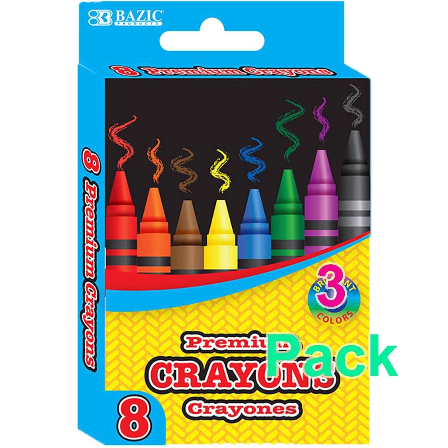 Premium Color Super Jumbo Crayons Coloring Set8-Count24-Pack - G8 Central