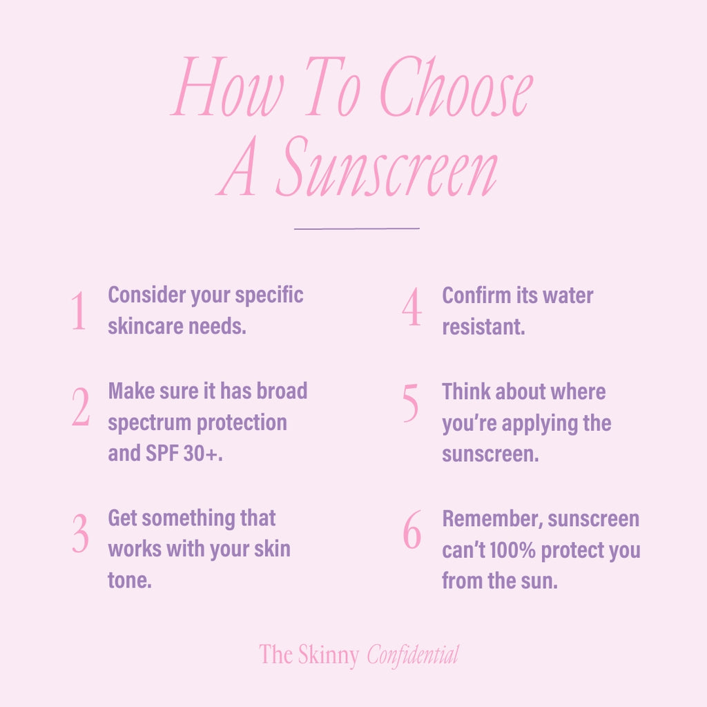 How To Choose A Sunscreen