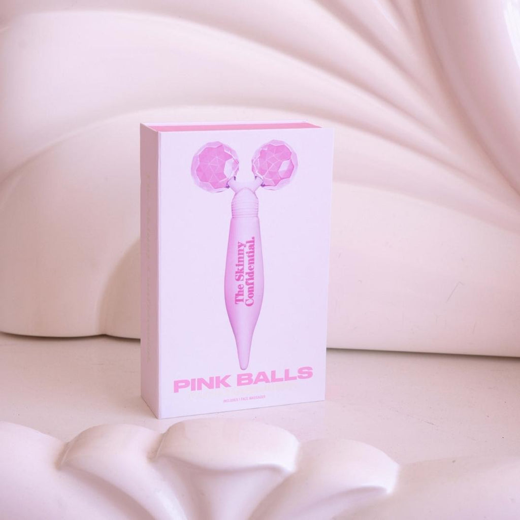 How To Sculpt Your Face Using The PINK BALLS FACE MASSAGER