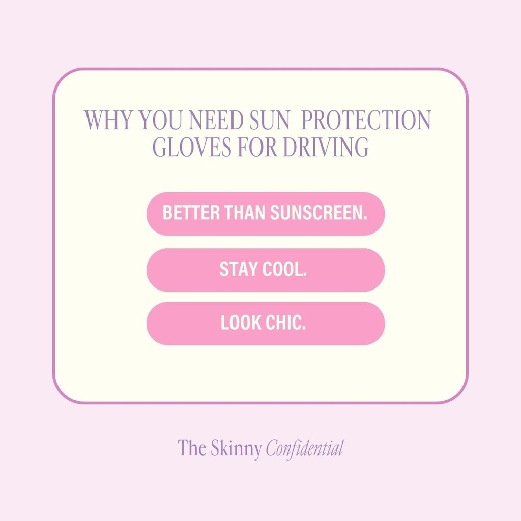 Why You Need Sun Protection Gloves for Driving – The Skinny Confidential  Shop