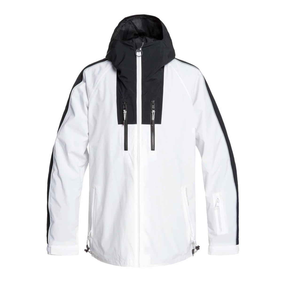 mens white snow jacket