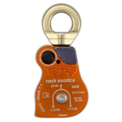 Rock Exotica Omni-Block 1.1" Swivel Pulley