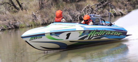 Hellrazor Southern 80 Water Ski Race Boat