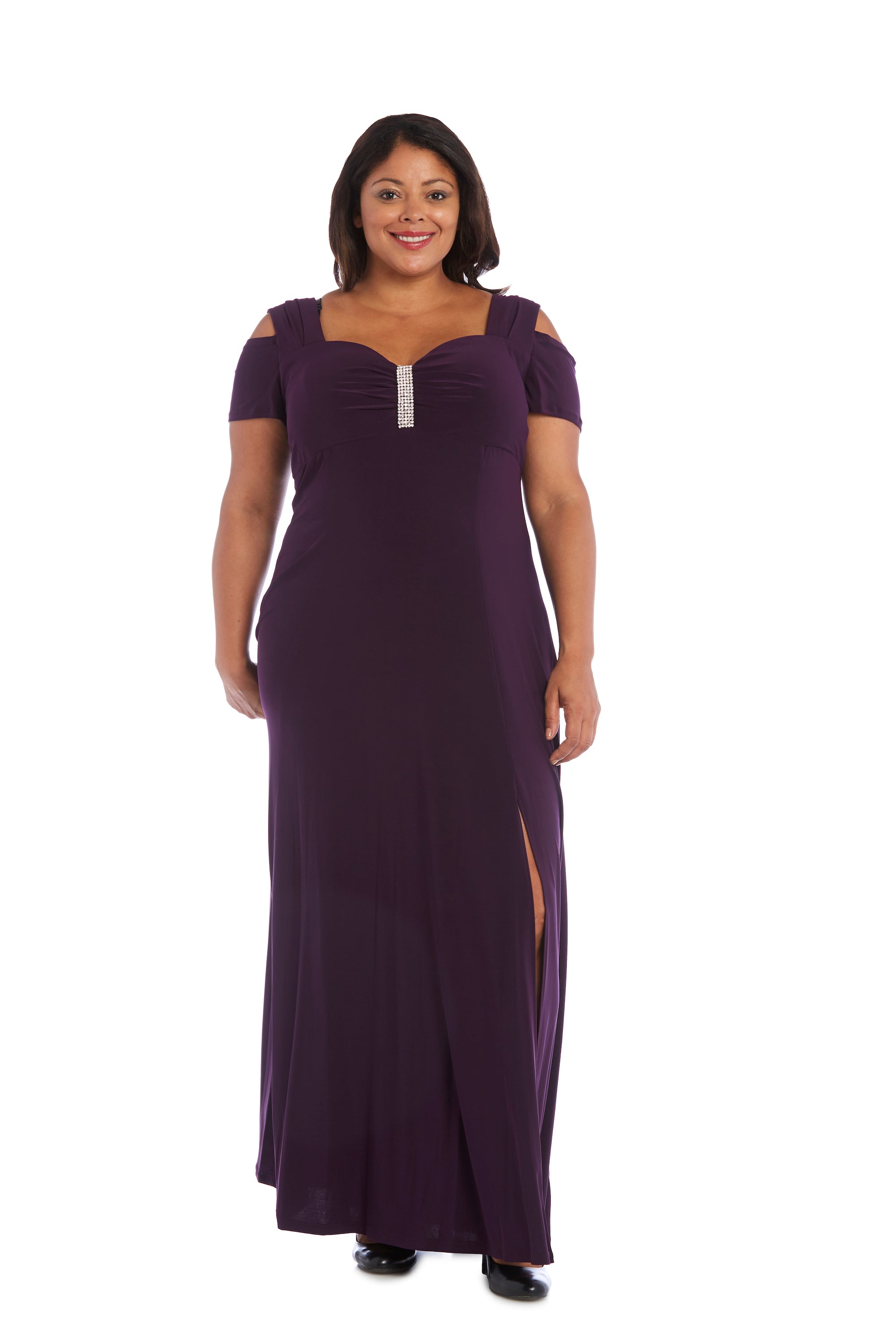 Black R&M Richards 1367W Long Plus Size Formal Evening Dress for $39.99, –  The Dress Outlet