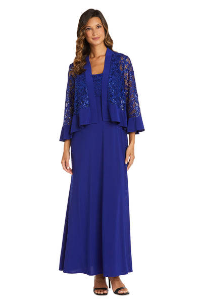 Soulmates Two Piece Baroque Floral Lace 3/4 Sleeve Scoop Neck Midi 2-Piece  Jacket Dress | Dillard's