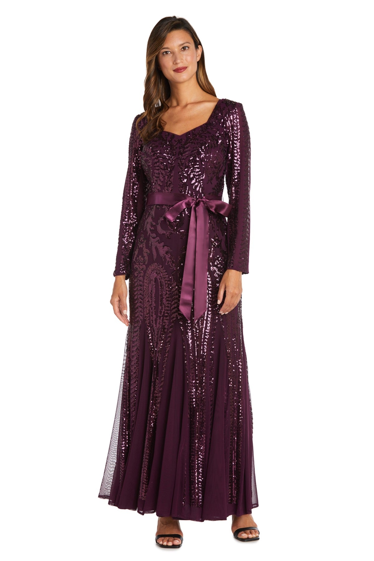 R&M Richards 2384 Long Mother Of Bride Cape Dress for $74.99 – The Dress  Outlet