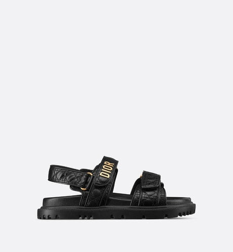 Cloth sandal Dior Black size | ShopLook