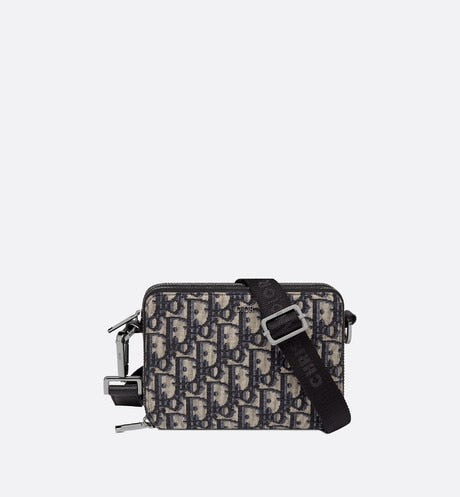 Dior Men's Mini Roller Messenger Bag Oblique Jacquard – Coco Approved Studio