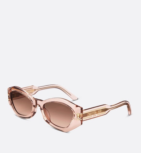 DiorMidnight S1I Pink Matte Square Sunglasses