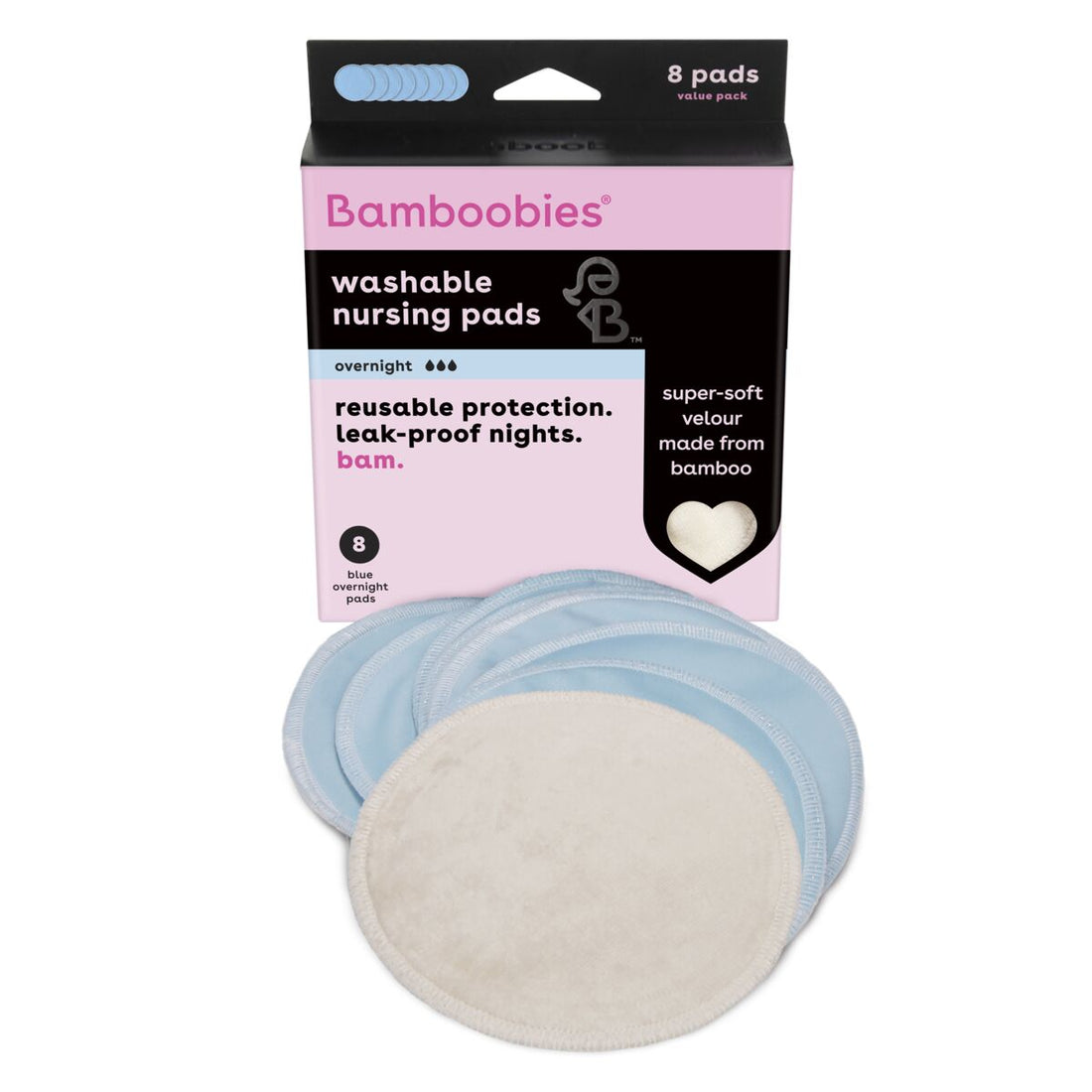 Bamboobies multi-pack nursing pads (4 pairs) – Apothecary Products