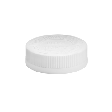 White Vitamin Bottles with Child Resistant Cap, 16 dram (59mL