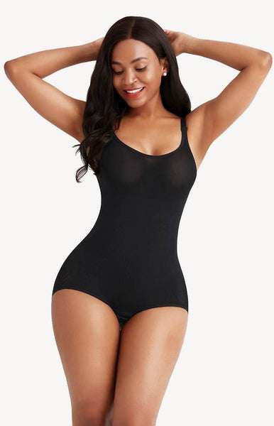  bebe Womens Seamless Black Shapewear Bodysuit