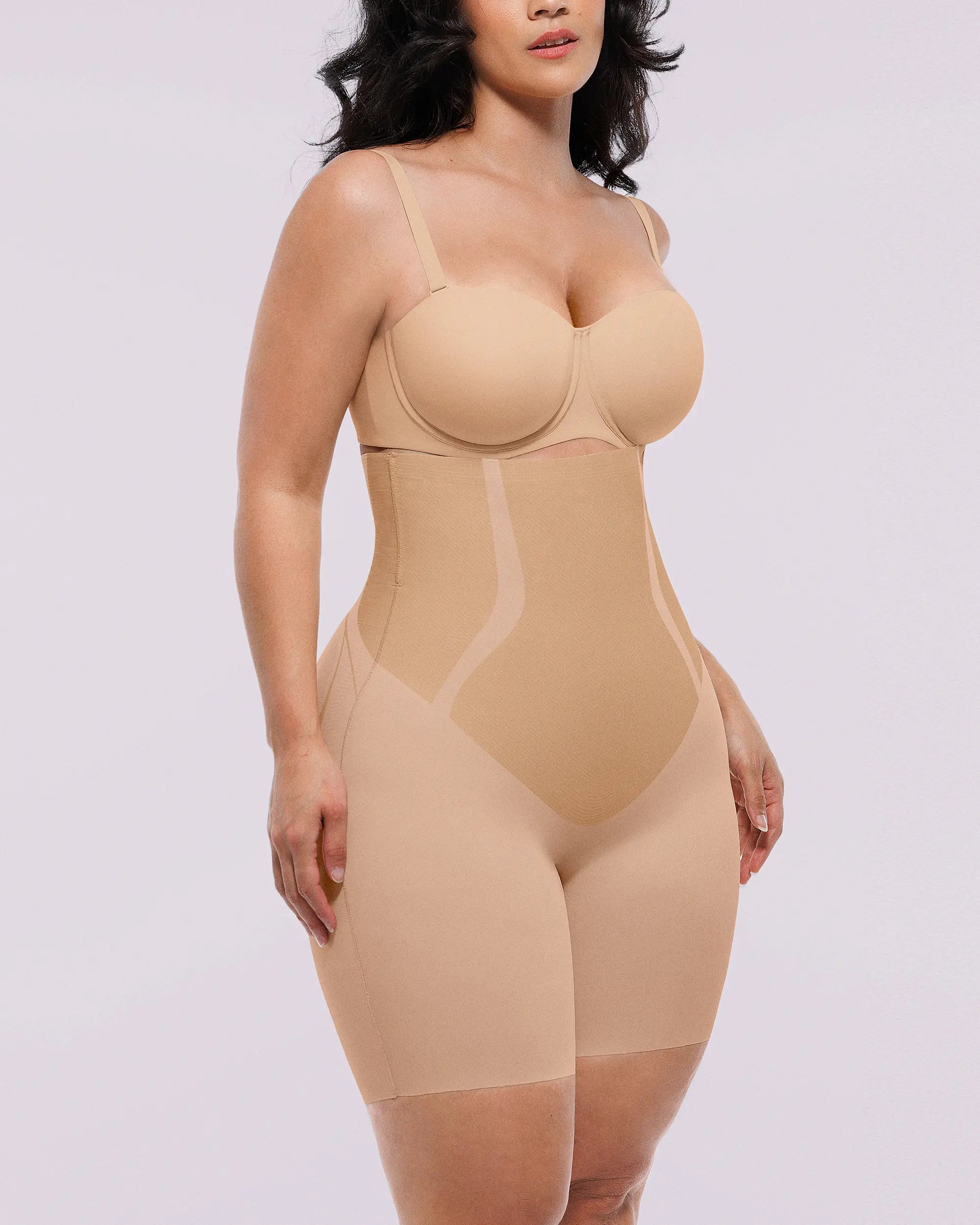 INNER ARMOR™ LYCRA®FitSense™ High-Waisted Mid Thigh Short