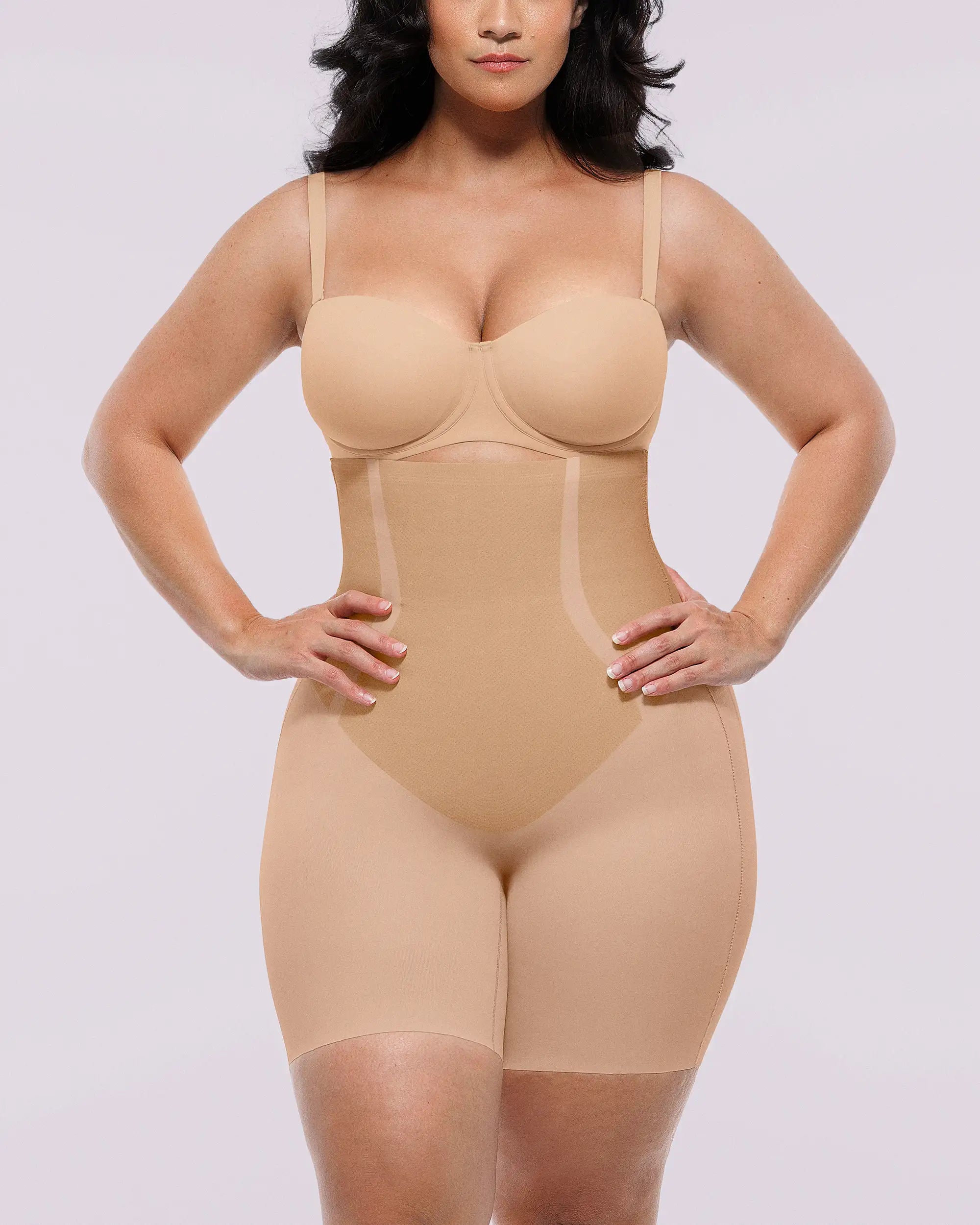 INNER ARMOR™ LYCRA®FitSense™ High-Waisted Mid Thigh Short