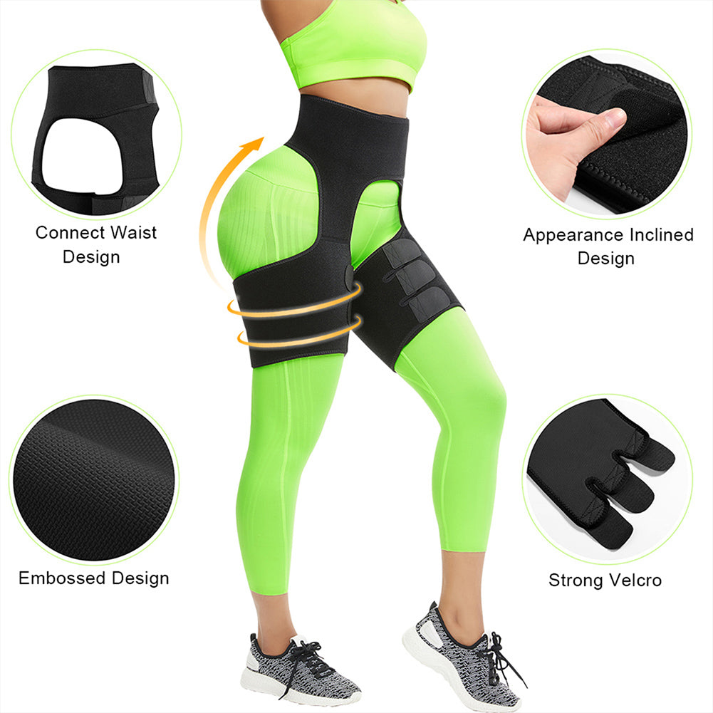 Shapellx Special Offer Sweet Sweat Thigh Trimmer with 1 Pair Arm Trimmer