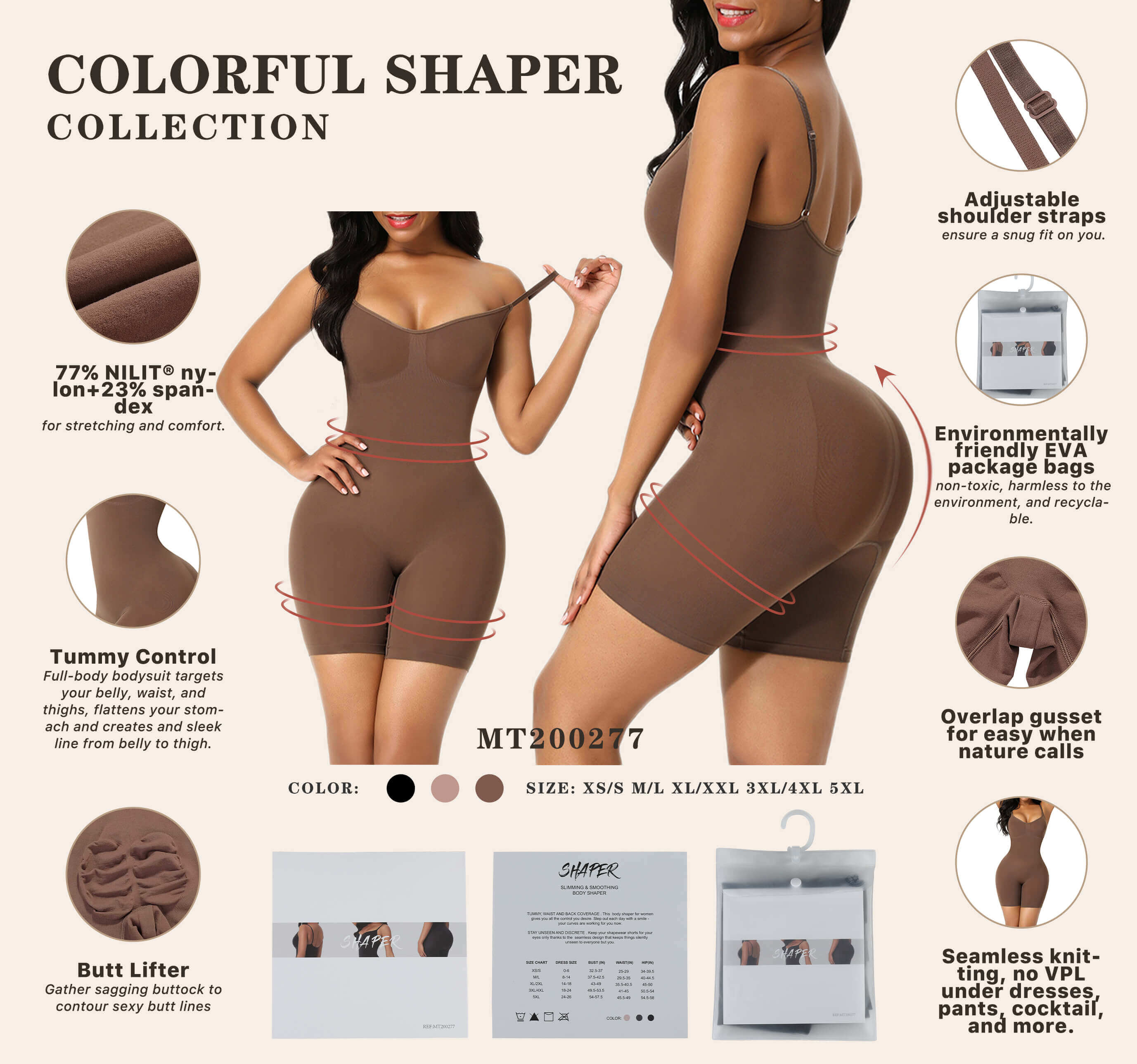 AirSlim™ Full Body Tummy Control Shapewear