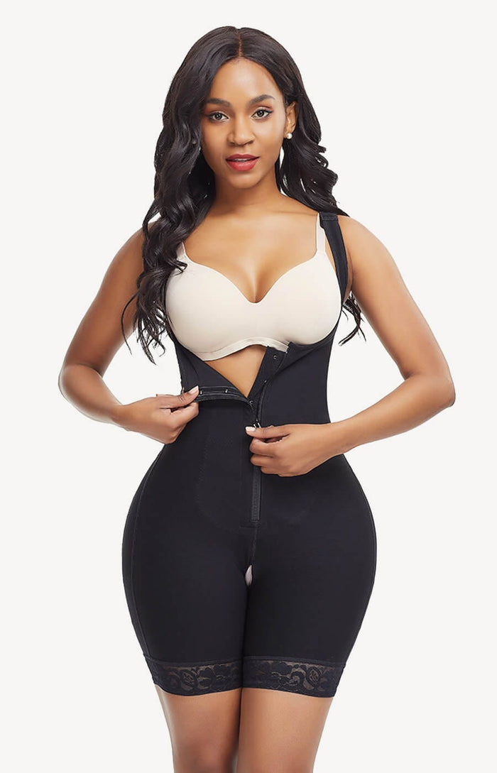 AirSlim® Mid-Thigh Bodysuit Shaper with Butt Lifter