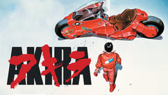 Akira red motorcycle