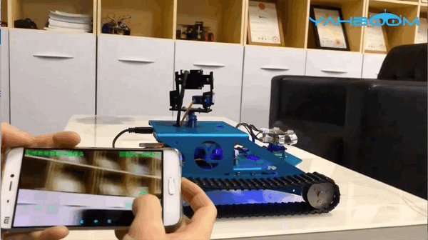 Yahboom G1 smart tank robot kit with WIFI camera for Raspberry Pi 4B/3B+