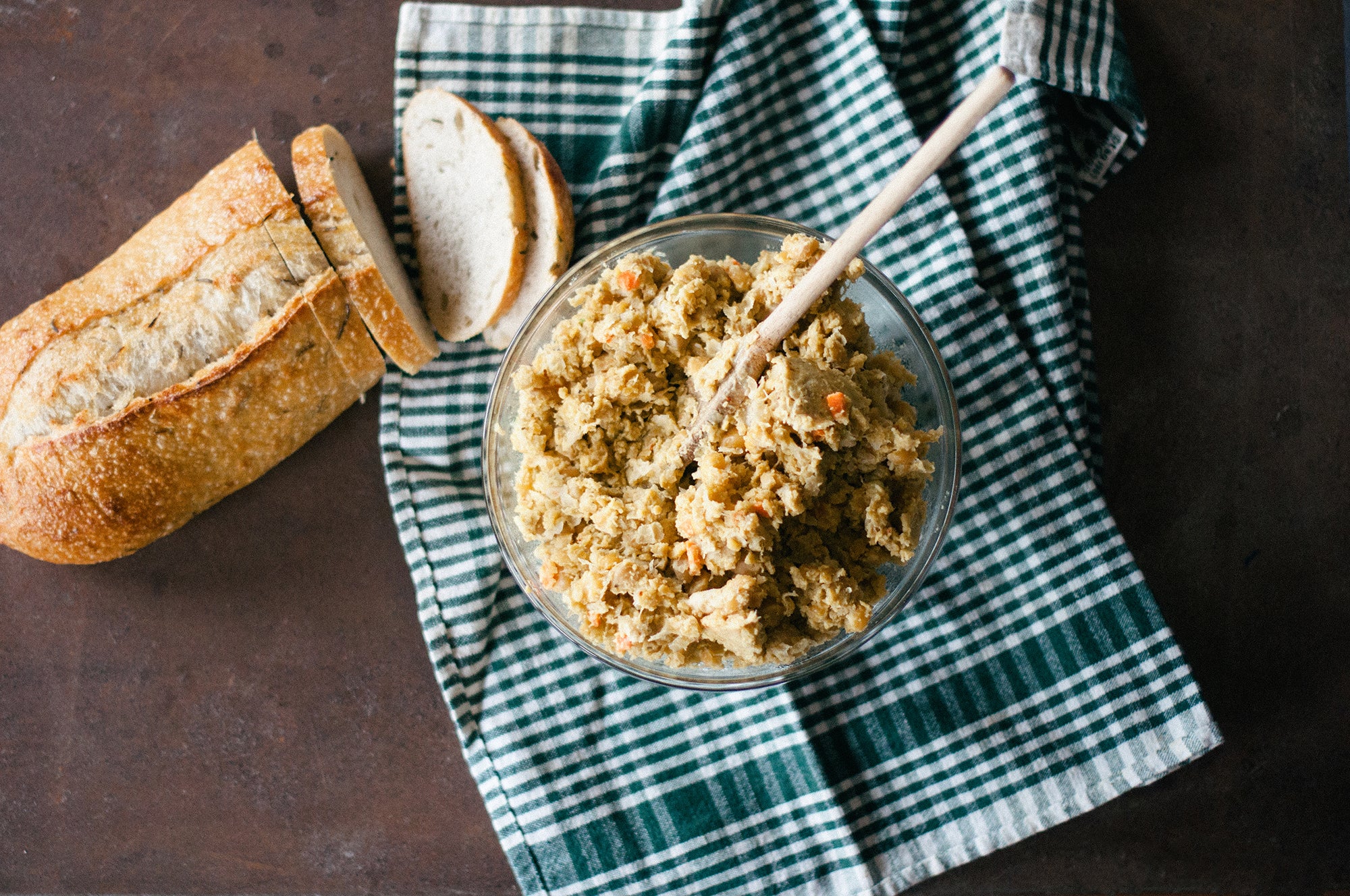 vegan chickpea salad sandwich