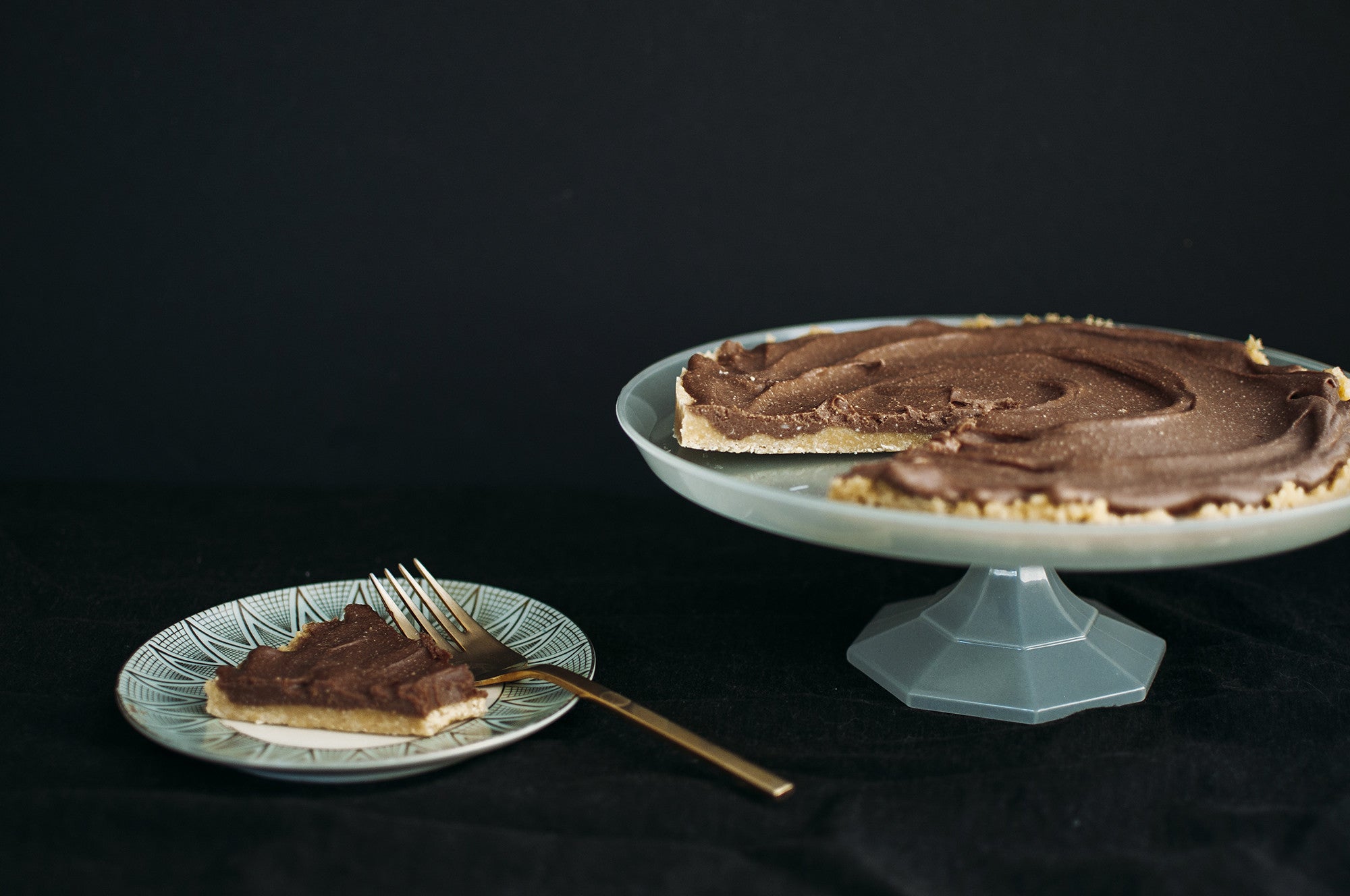 vegan chocolate tart // pana chocolate book review