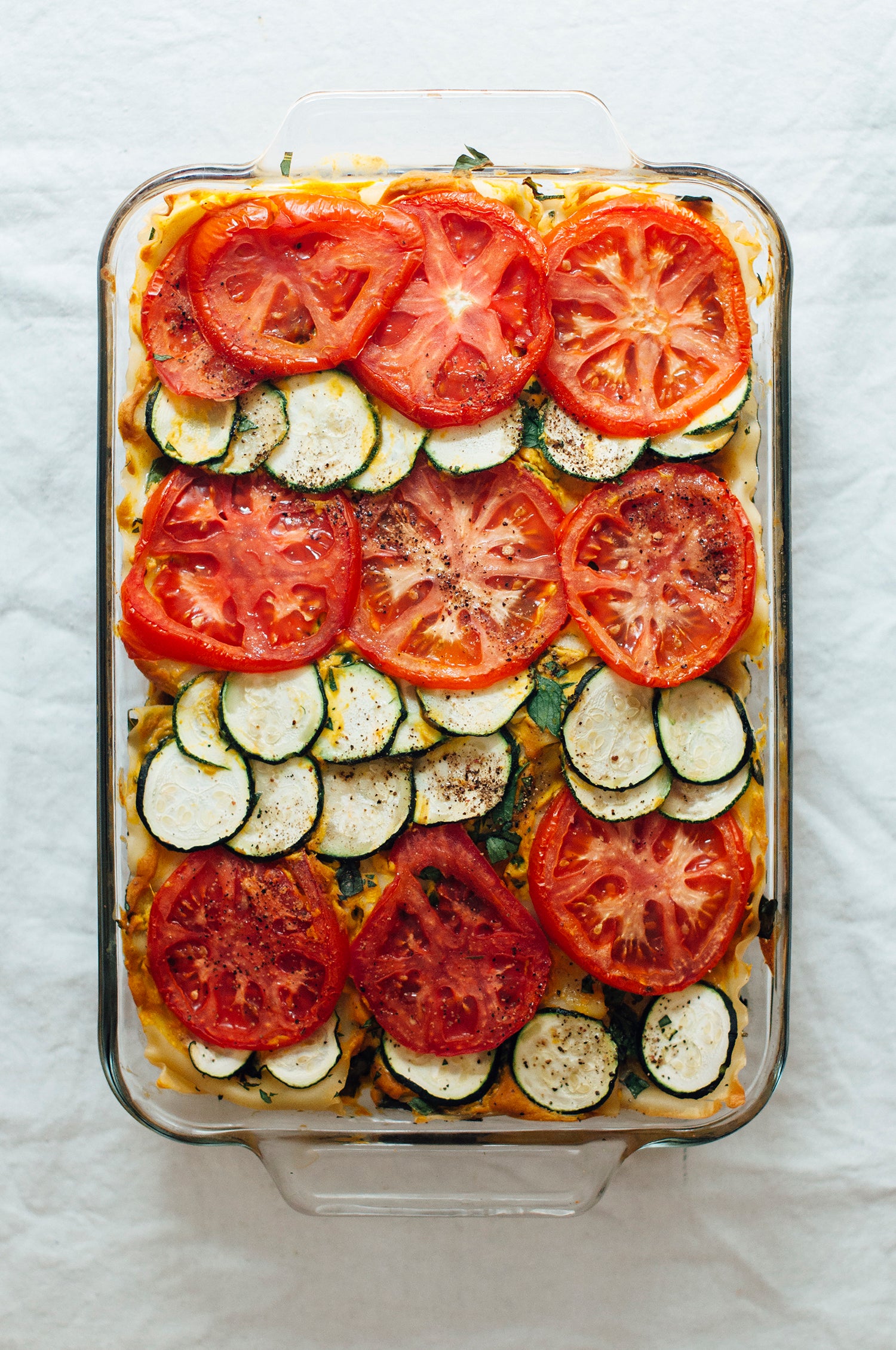 vegan veggie-filled lasagna