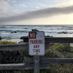 No Parking Any Time, Beach Views, Monterey, CA