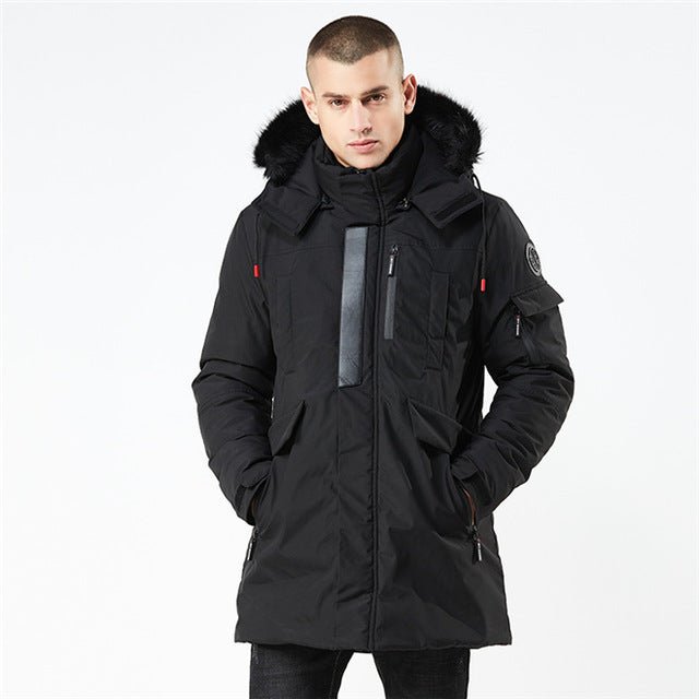 Men's Waterproof Parka Winter Military Jacket Coat Men Army Green Black ...