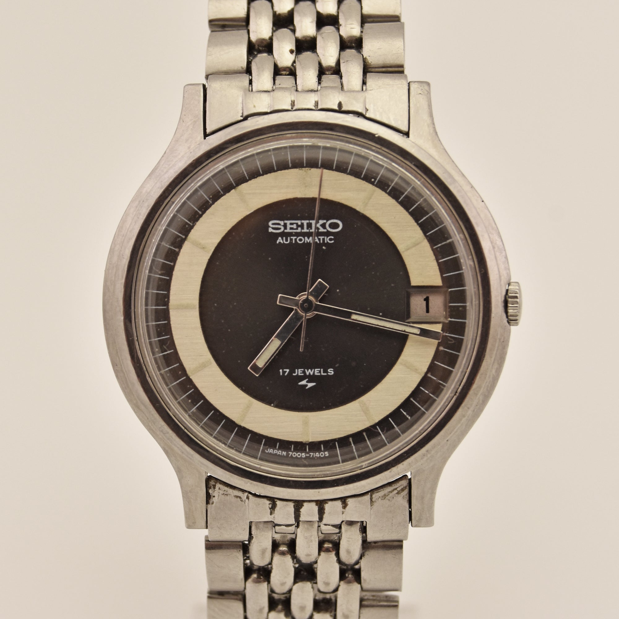 1974 SEIKO 7005-7110 STAINLESS STEEL WRIST WATCH – Clockwise