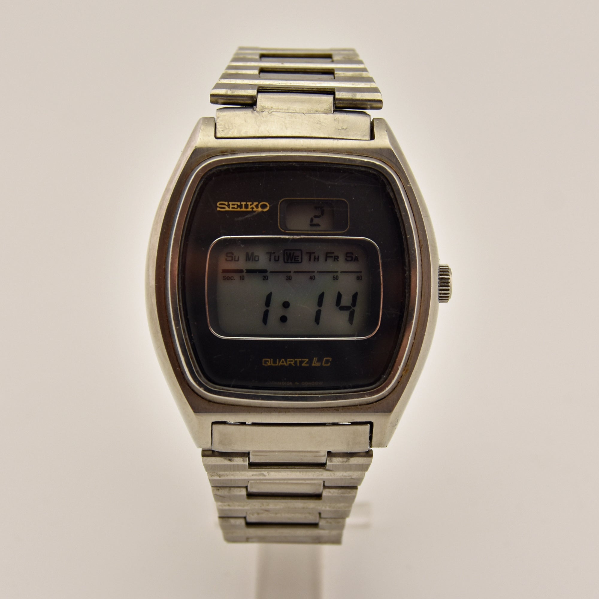 Seiko Quartz LC Digital 1970s retro wrist watch – Clockwise