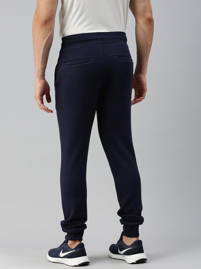 36 Wholesale Men's Lightweight Fleece Sweatpants In Navy Mrl Size