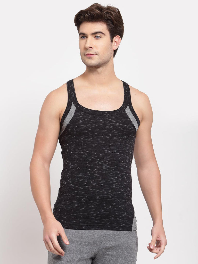 Men's Super Combed Cotton Rib Solid Round Neck Muscle Vest at Rs 300/piece  in Adilabad