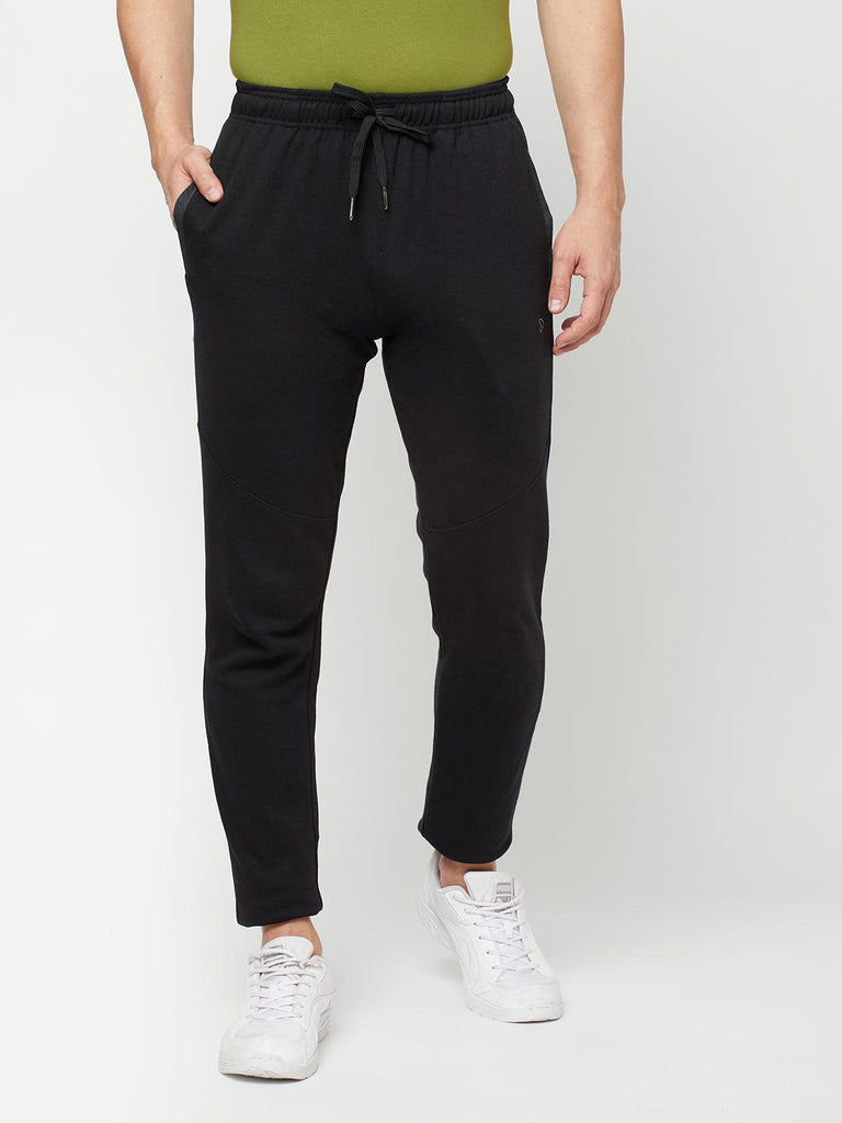 Sporto Mens Warm Fleece Terry Joggers Black  Sporto by Macho