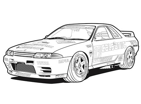 66  Jdm Car Coloring Pages  HD