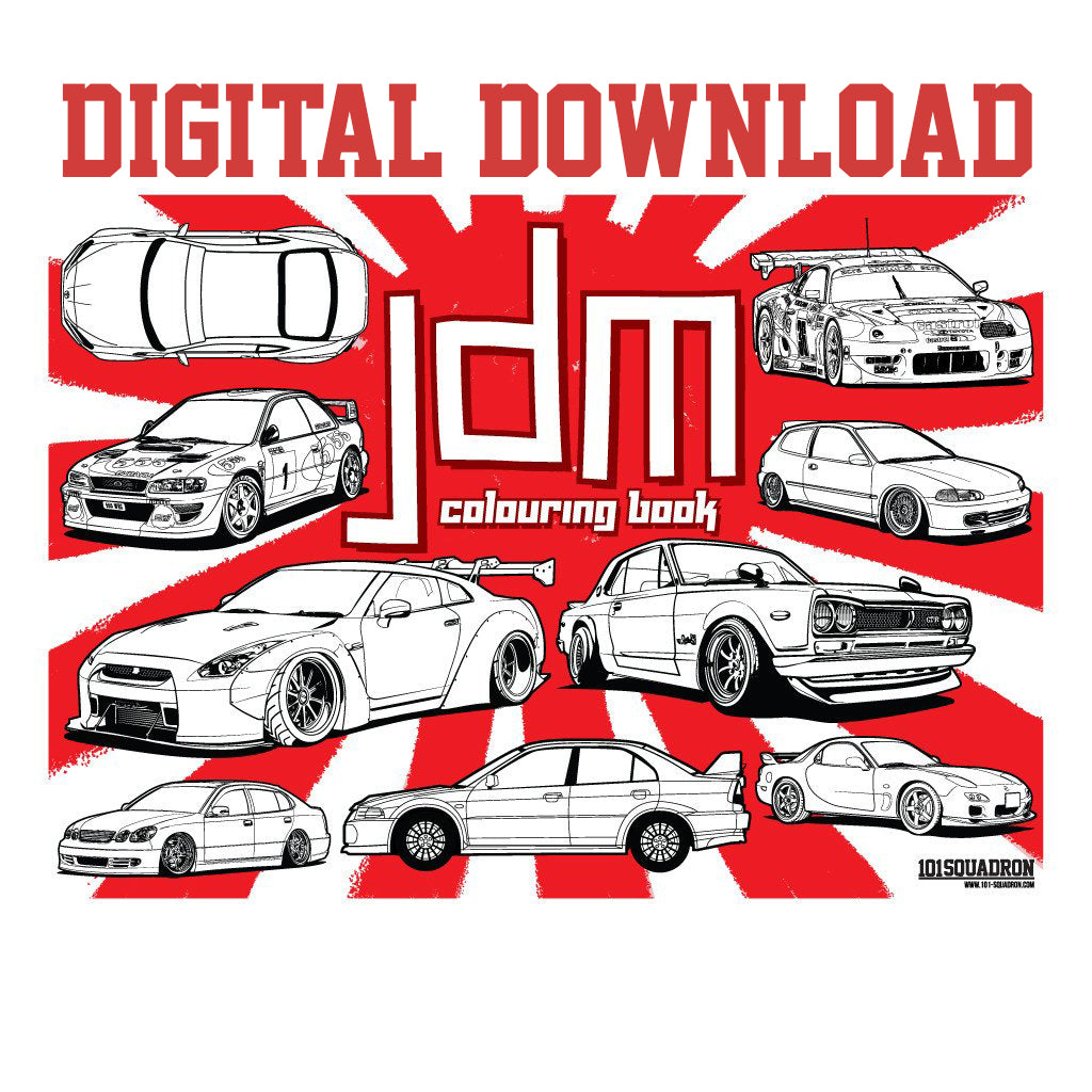 Download Jdm Colouring Ebook Digital Download 101 Squadron