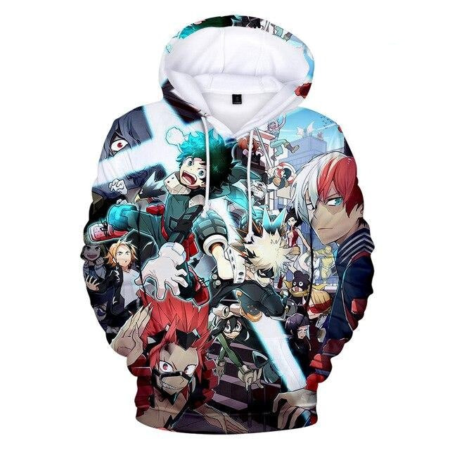 ua hoodie bnha