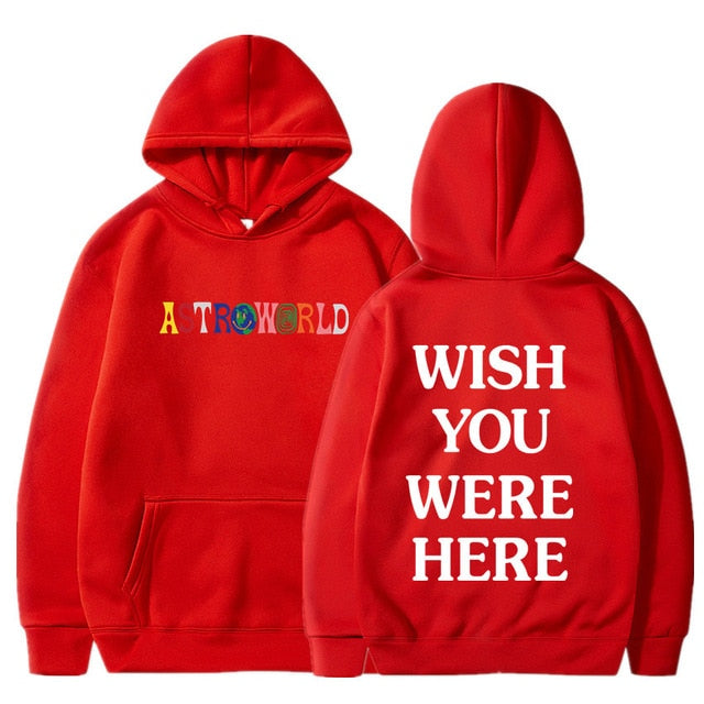 astroworld hoodie red