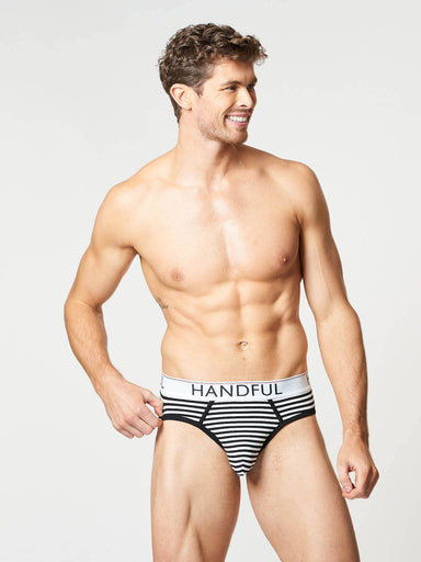 Handful Active Men's Briefs - White I Men's Designer Underwear