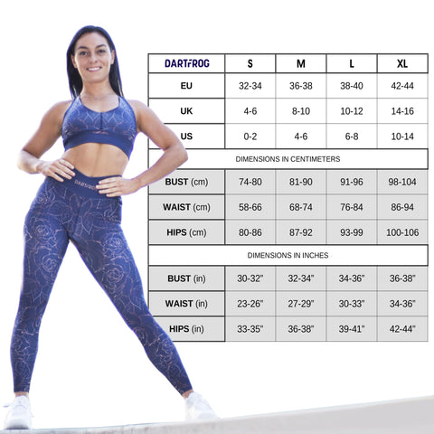 workout clothes for women dartfrog size chart