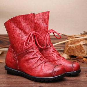 genuine leather womens boots