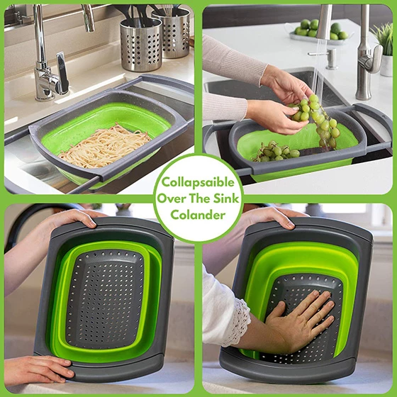 collapsible kitchen colander