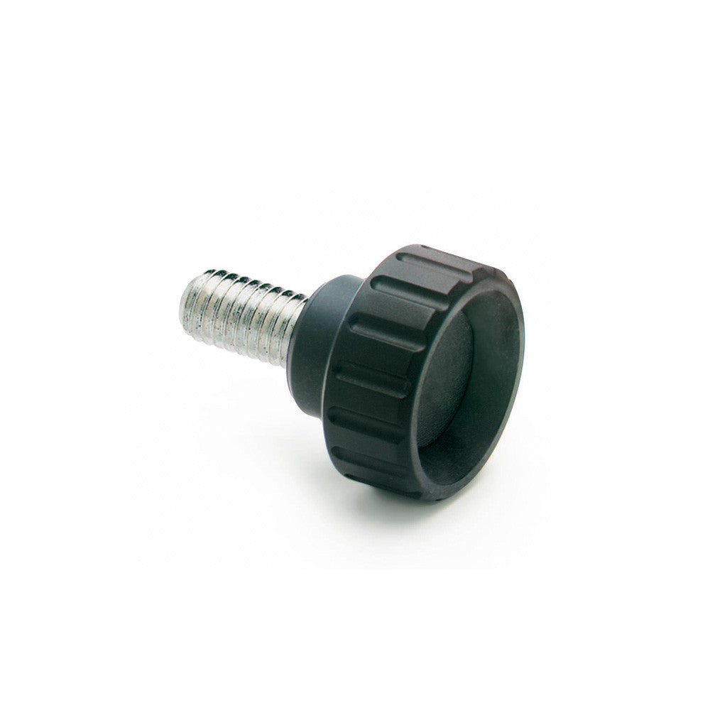 6755 BT.32 p-M8x25 Elesa Fluted Grip Knob w/ Threaded Stud M8 x 25mm - Steel City Supply - M8 Knob